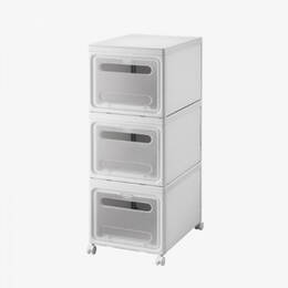 Kệ nhựa 3 tầng LocknLock - Màu tự nhiên - INP2003